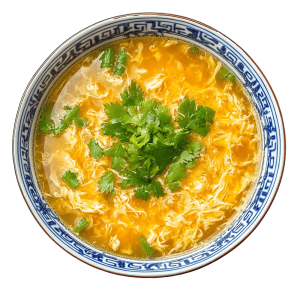 Potage au crabe et maïs