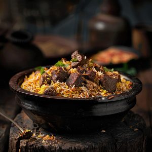 Riz sauté au boeuf