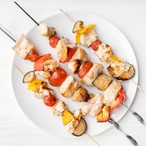 Yakitori de poulet(4pcs)
