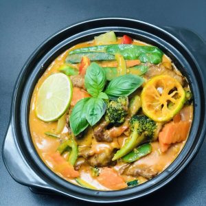 Boeuf au curry rouge thaï