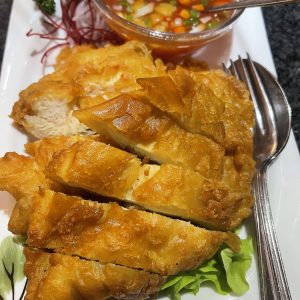 Beignets de poulet à la sauce aigre-douce