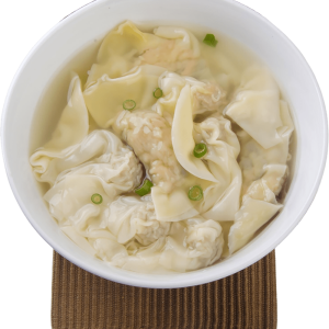 Potage Wan-Tun aux raviolis chinois (porc)